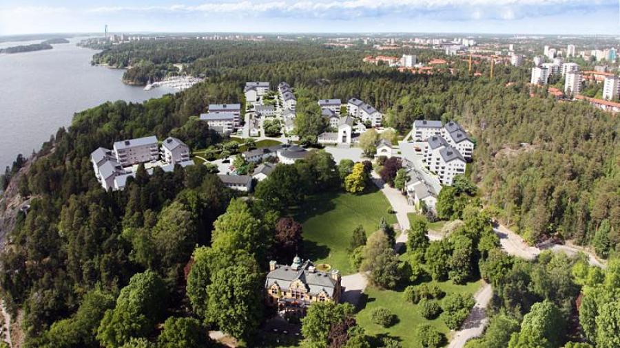 Ängby Park flygfoto